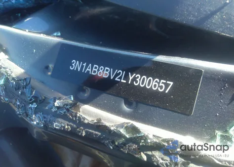 2020 Nissan Sentra S Xtronic Cvt from USA, damaged, VIN 3N1AB8BV2LY300657